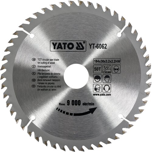 Tarcza do cięcia YATO YT-6062 184 mm
