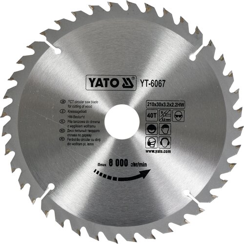 Tarcza do cięcia YATO YT-6067 210 mm