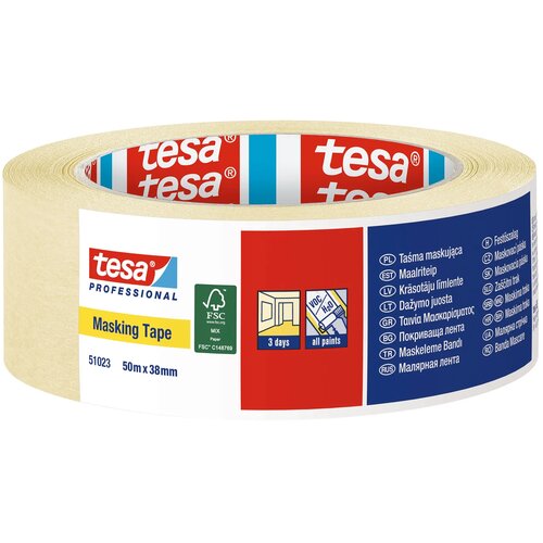 Taśma malarska TESA 51023 (50 m x 38 mm)