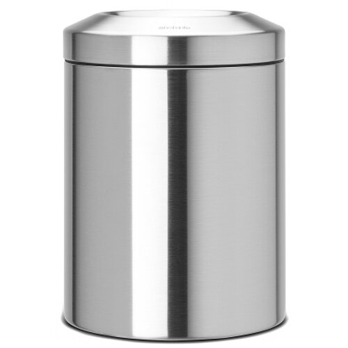 Kosz na śmieci samogaszący BRABANTIA 378928 łatwy w czyszczeniu, stal nierdzewna 7L Stal błyszcząca