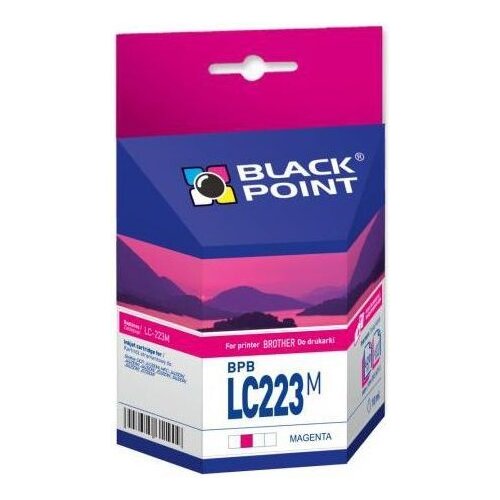 Tusz BLACK POINT do Brother LC-223M Purpurowy 10 ml BPBLC223M