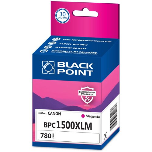 Tusz BLACK POINT do Canon PGI-1500XLM Purpurowy 12 ml BPC1500XLM