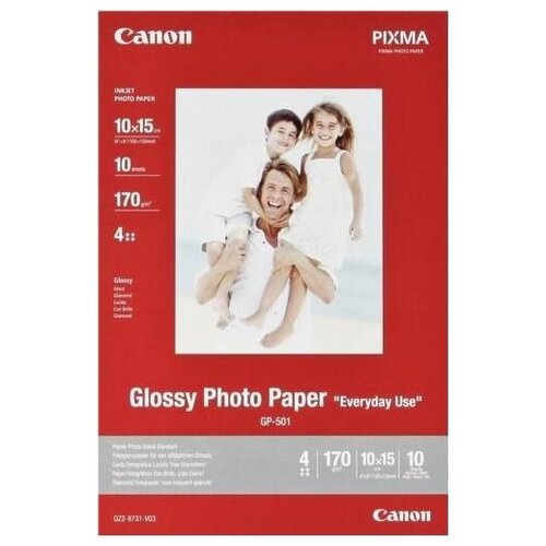 Papier fotograficzny CANON GP-501 A6 10 arkuszy