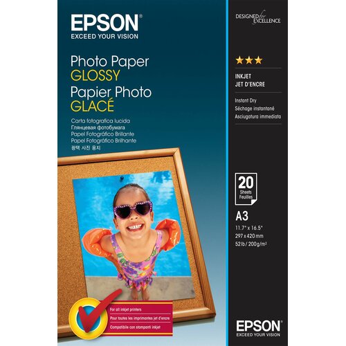 Papier fotograficzny EPSON Photo Paper Glossy A3 20 arkuszy
