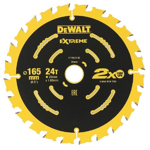 Tarcza do cięcia DEWALT DT10624 165 mm