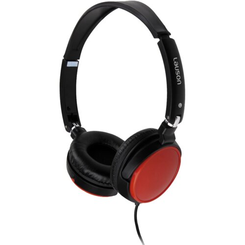 Słuchawki nauszne LAUSON PH163 Czarno-czerwony