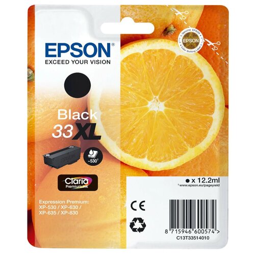 Tusz EPSON T3351 33XL Czarny 12.2 ml C13T33514012