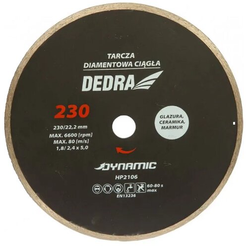 Tarcza do cięcia DEDRA HP2106 230 mm
