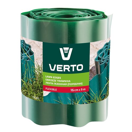 Obrzeże do trawników VERTO 15G511 Zielony (15 cm x 9 m)