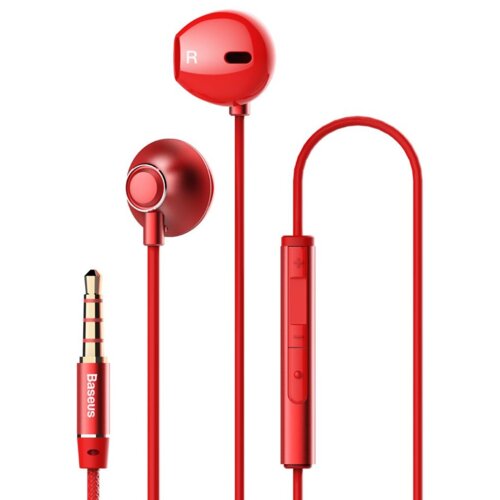 Słuchawki douszne BASEUS Encok H06 Czerwony