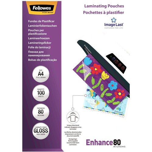 Folie do laminowania FELLOWES 5306101 A4, 80 mic (100 szt.)