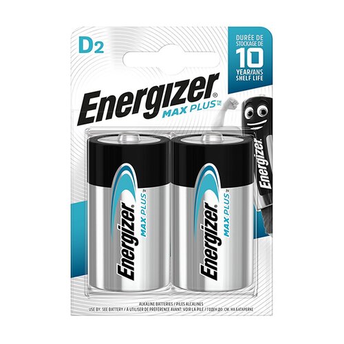 Bateria D/LR20 ENERGIZER Max Plus (2 szt.)