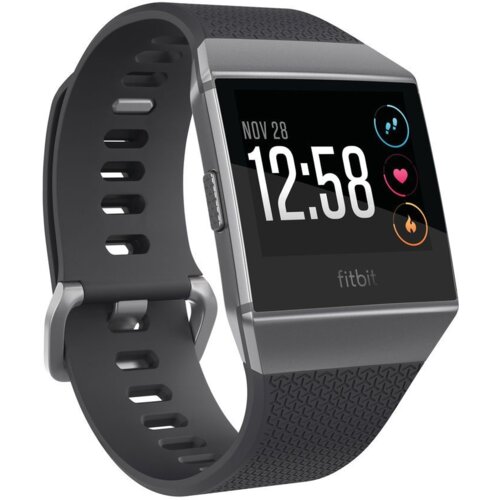 FITBIT Ionic Czarno-srebrny Smartwatch - niskie ceny i opinie w Media Expert