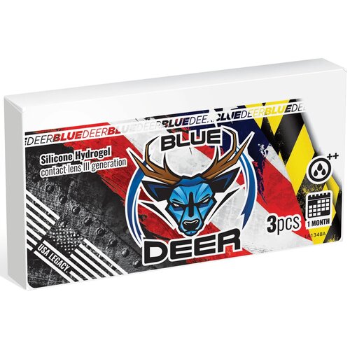 Szkła kontaktowe EYECOUNTER Blue Deer 8.60 14.0 +00,25 3PK RX