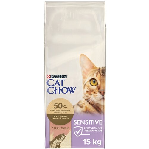 Karma dla kota CAT CHOW Special Care Sensitive Łosoś 15 kg