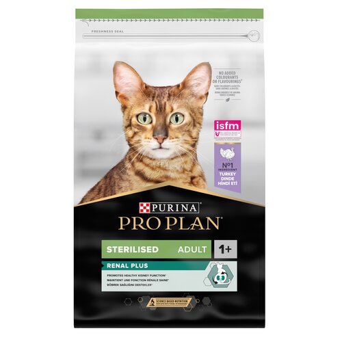 Karma dla kota PURINA Pro Plan Sterilised Renal Plus Indyk 10 kg