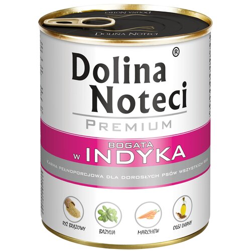 Karma dla psa DOLINA NOTECI Premium bogata w indyka 800 g