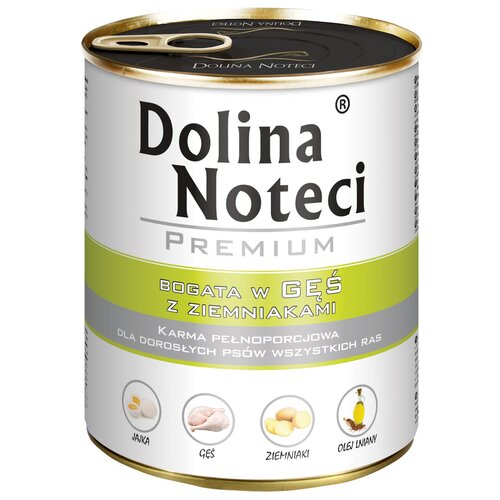 Karma dla psa DOLINA NOTECI Premium Gęś z ziemniakami 800 g