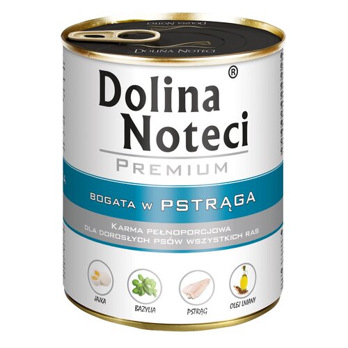 Karma dla psa DOLINA NOTECI Premium Pstrąg 800 g
