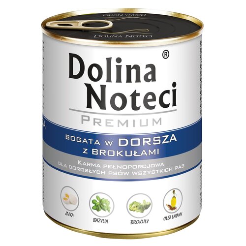 Karma dla psa DOLINA NOTECI Premium Dorsz z brokułami 400 g
