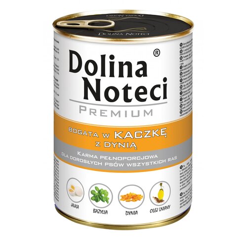 Karma dla psa DOLINA NOTECI Premium Kaczka z dynią 400 g