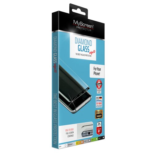 Szkło hartowane MYSCREEN Diamond Edge3D do Apple iPhone 6/6S/7/8/SE 2020 Biały