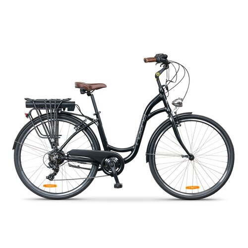 Rower elektryczny INDIANA E-City D17 28 cali damski Czarny