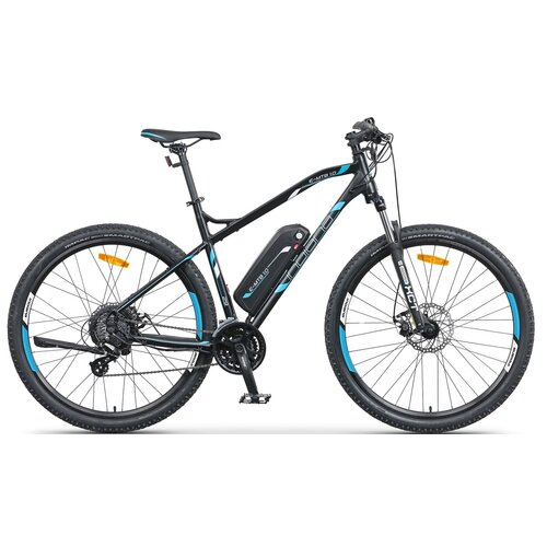 Rower elektryczny INDIANA E-MTB 1.0 M21 29 cali męski Czarno-niebieski