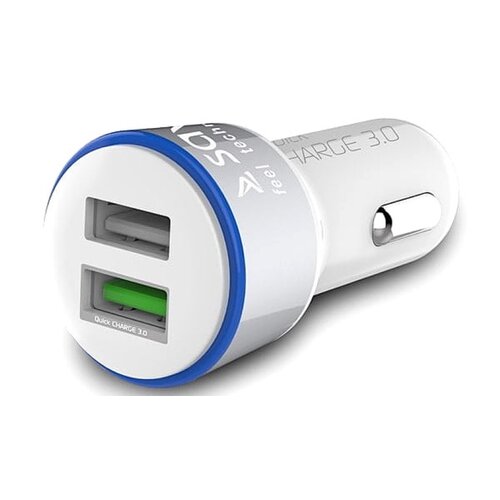 Ładowarka samochodowa SAVIO SA-06/W Quick Charge 3.0