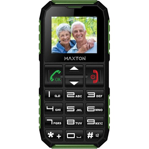 U Telefon MAXCOM Maxton M60 Czarno-zielony