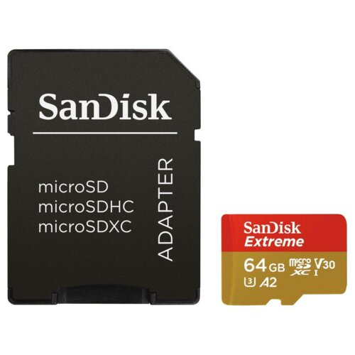 Karta pamięci SANDISK Extreme micro SDXC 64GB