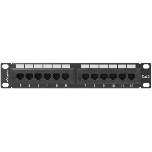 Patch panel LANBERG PPU6-9012-B