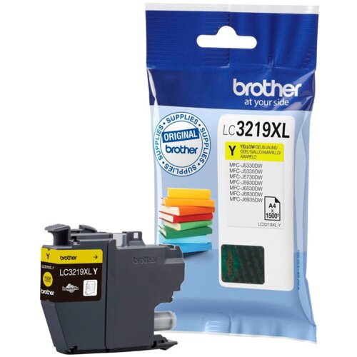 Tusz BROTHER Żółty 16.5 ml LC-3219XLY