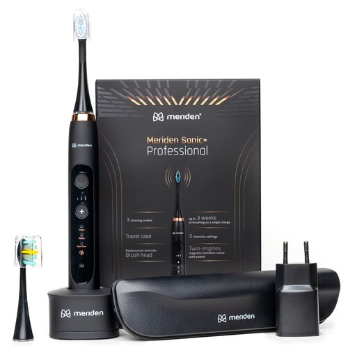 Szczoteczka soniczna MERIDEN Sonic+ Professional Czarny