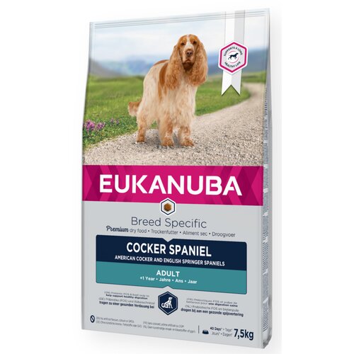 Karma dla psa EUKANUBA Breed Specific Adult Cocker Spaniel Kurczak 7.5 kg