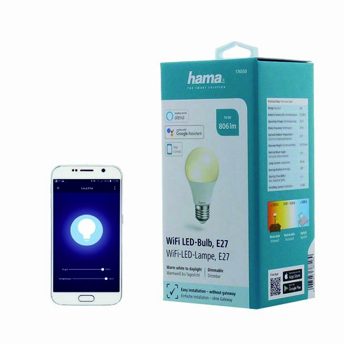 Inteligentna żarówka LED HAMA 001765500000 10W E27 WiFi