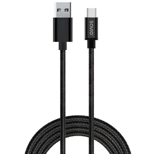 Kabel USB - USB-C SAVIO CL-129 2 m