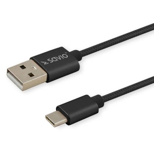 Kabel USB - USB typ C SAVIO 2 m