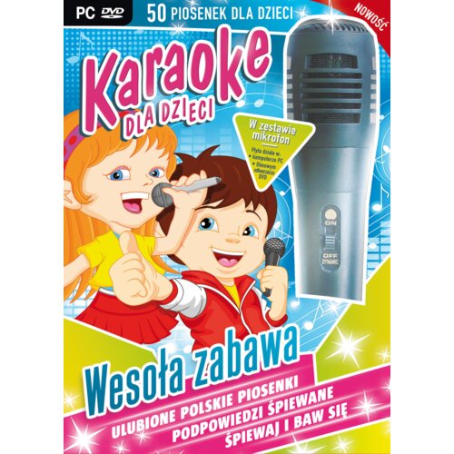 Karaoke dla Dzieci: Wesoła Zabawa + Mikrofon Gra PC