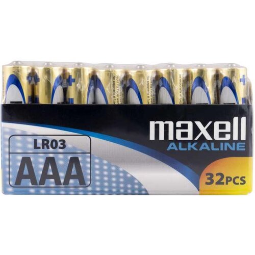 Baterie AAA LR03 MAXELL Alkaline (32 szt.)