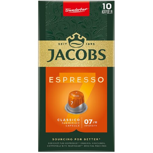 Kapsułki JACOBS Espresso Classico 7 do ekspresu Nespresso