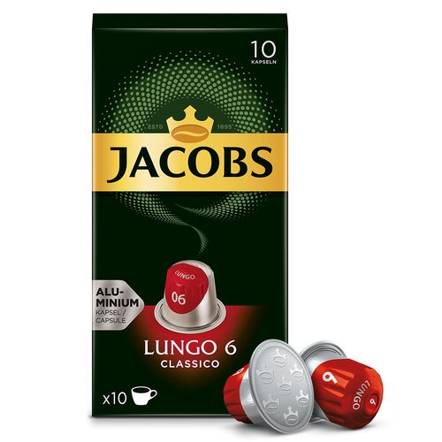 Kapsułki JACOBS Lungo Classico 6 (do systemu Nespresso Original)