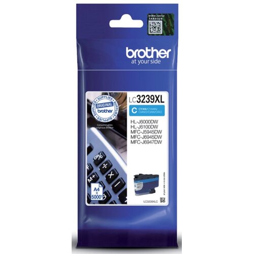 Tusz BROTHER Błękitny 48.1 ml LC-3239XLC