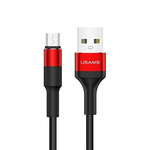 Kabel USB - Micro USB USAMS U5 2A 1.2 m Czerwony