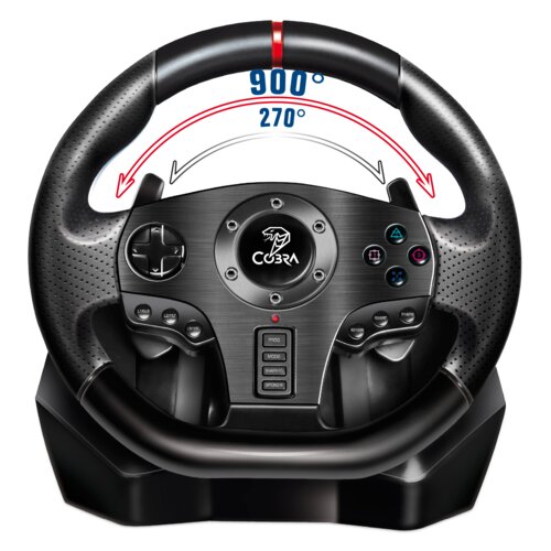 Kierownica COBRA Rally GT900 (PC/PS3/PS4/XBOX 360/XBOX ONE/SWITCH)