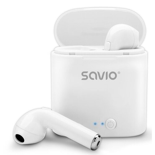 Słuchawki douszne SAVIO TWS-01 Biały