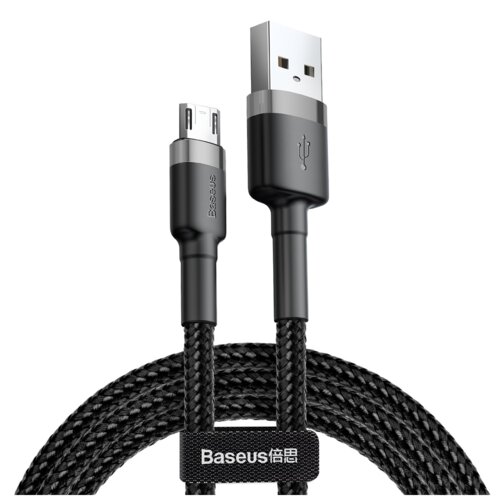 Kabel USB - Micro USB BASEUS Cafule CAMKLF-BG1 1 m Czarno-szary