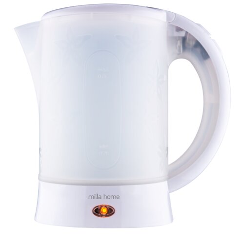 Czajnik turystyczny MILLA HOME MTK100WE Biały 650W pojemność 0,6L 2 kubki