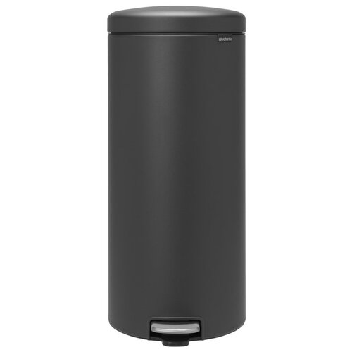 Kosz na śmieci z pedałem BRABANTIA 114663 NewIcon ciche zamykanie, przenośny 30 L Szary