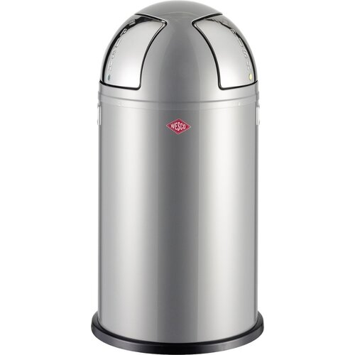 Kosz na śmieci WESCO 175861-11 Push Two 50L Srebrny